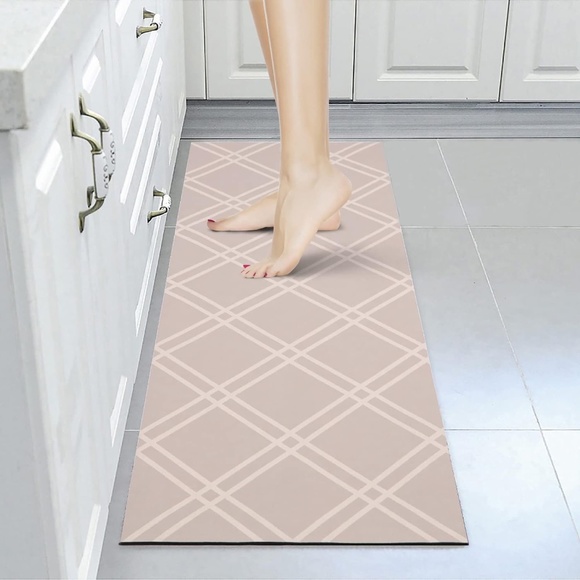 Tosuoka Kitchen Mat Cushioned Anti Fatigue, Waterproof Kitchen Runner (47”X17”) - Picture 1 of 6